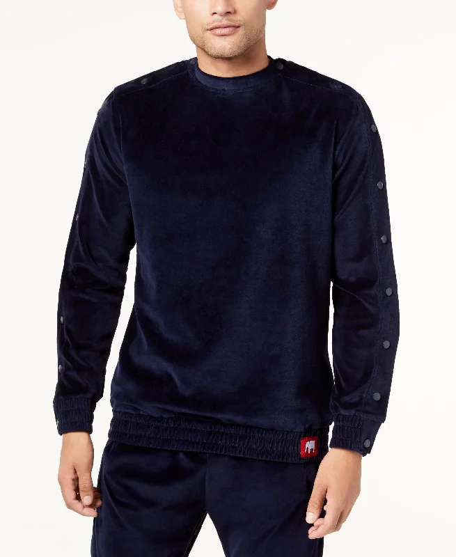American Stitch Mens Dog Logo Velour Sweatshirt Warm Sweatshirt Designs