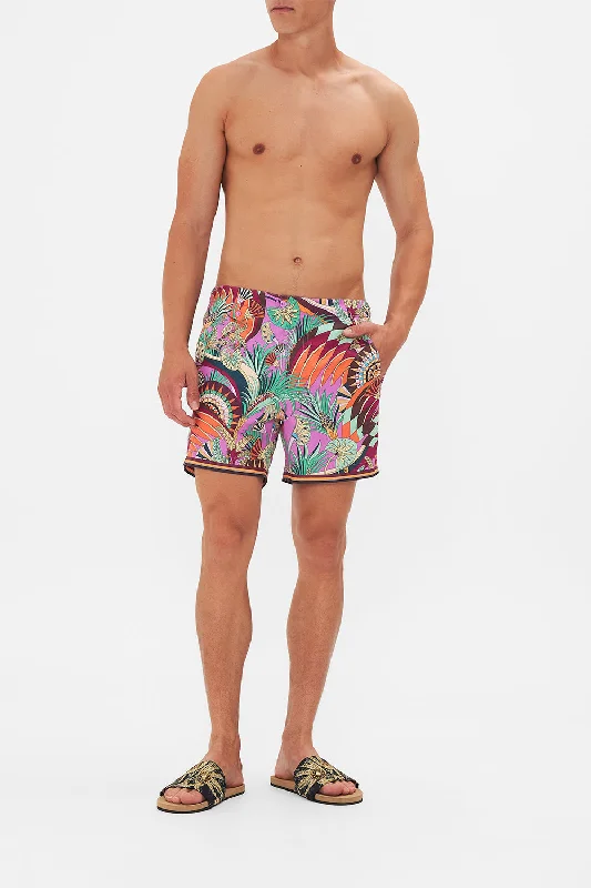 TAILORED SWIM SHORT GIZA GODDESS--Vintage Denim Skirt